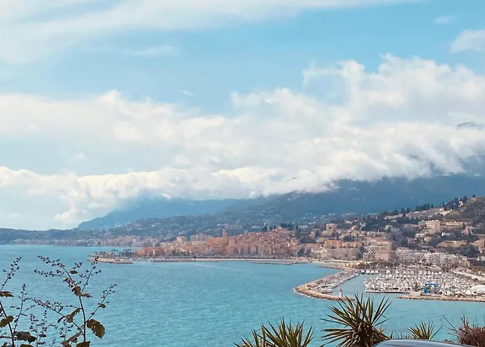 アパート Le Palmero Centre Ville, Plage, Clim マントン
